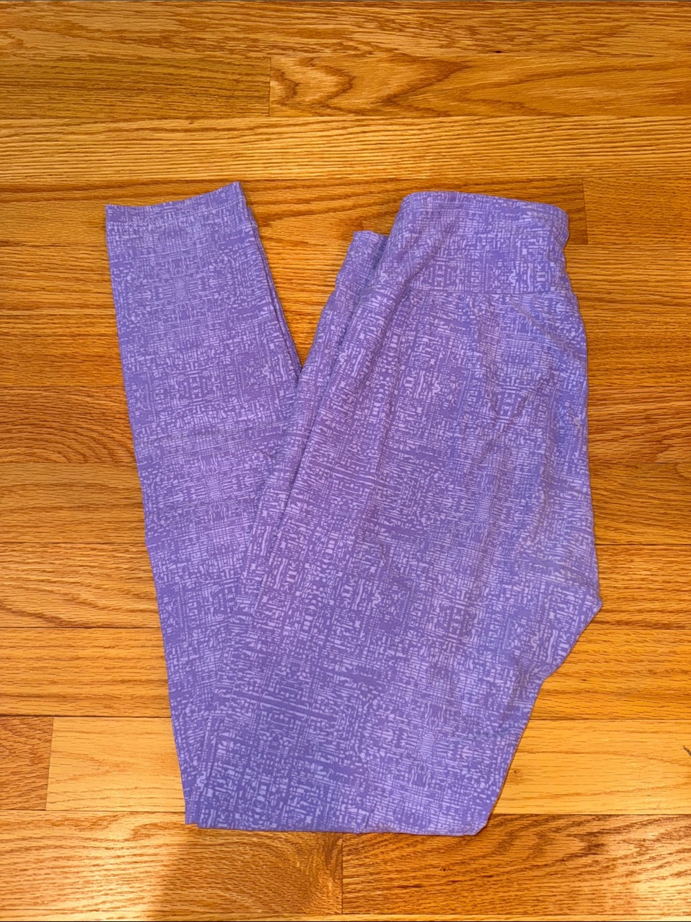 LuLaRoe Lavender Textured Leggings